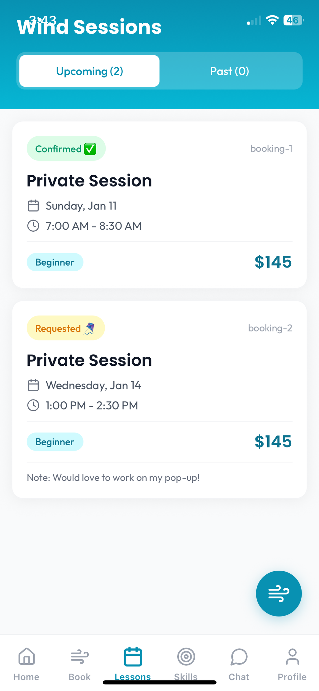 Kite School- Intelligent Kitesurfing School Operating System - Coming up- Make your reservation and pay  founder price