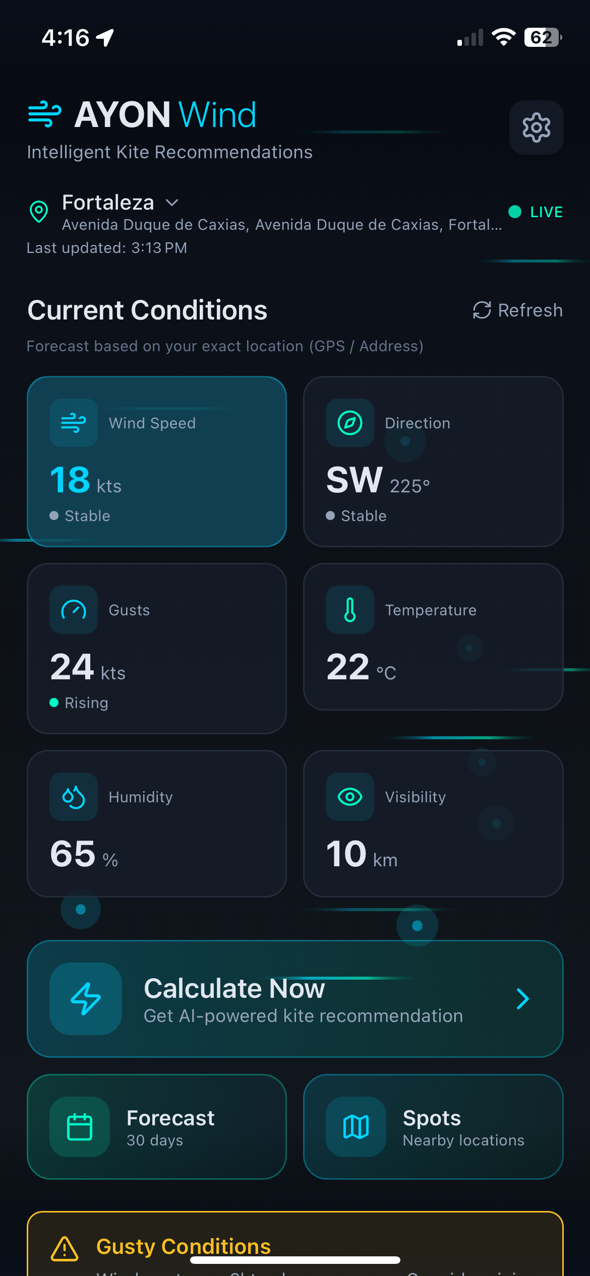 Wind Forecast — Free Access