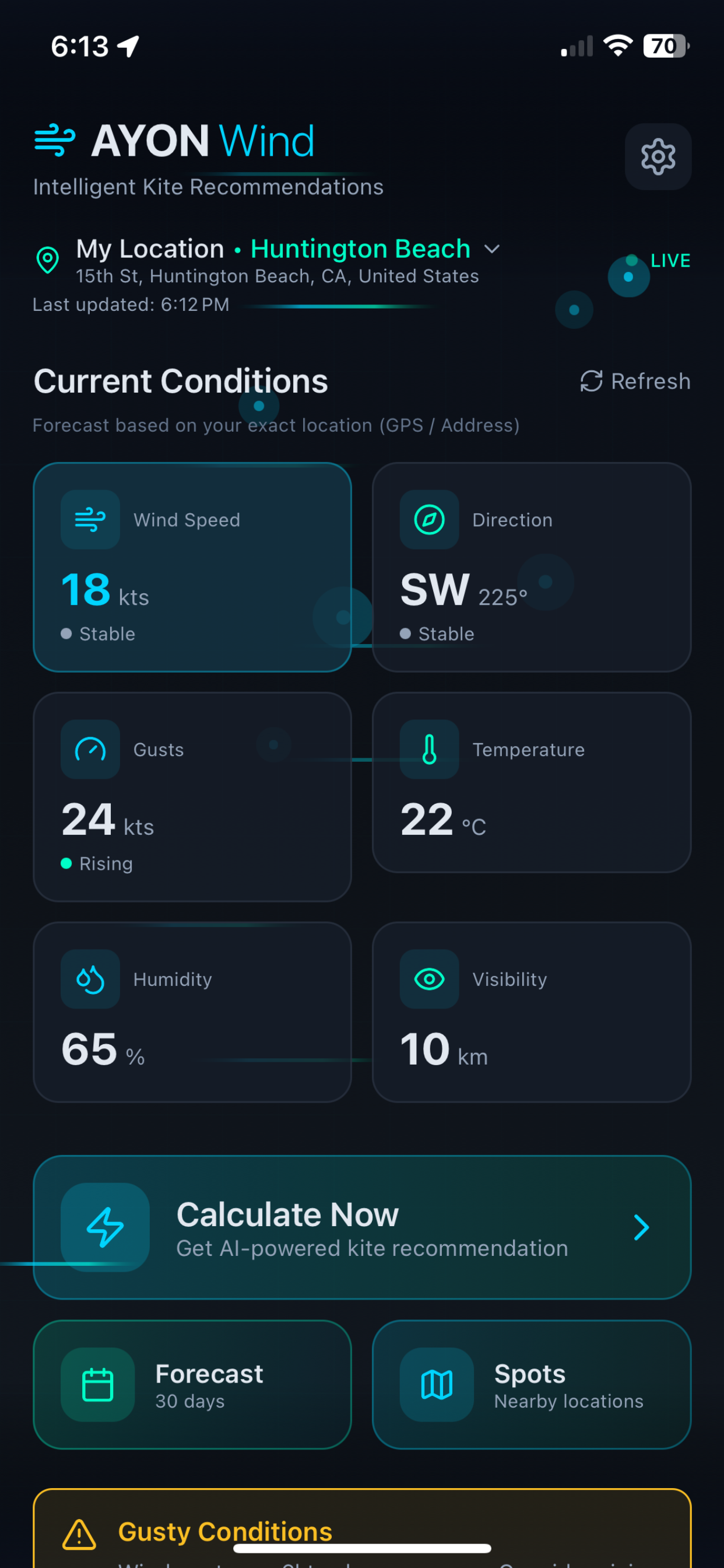 Wind Forecast — Free Access