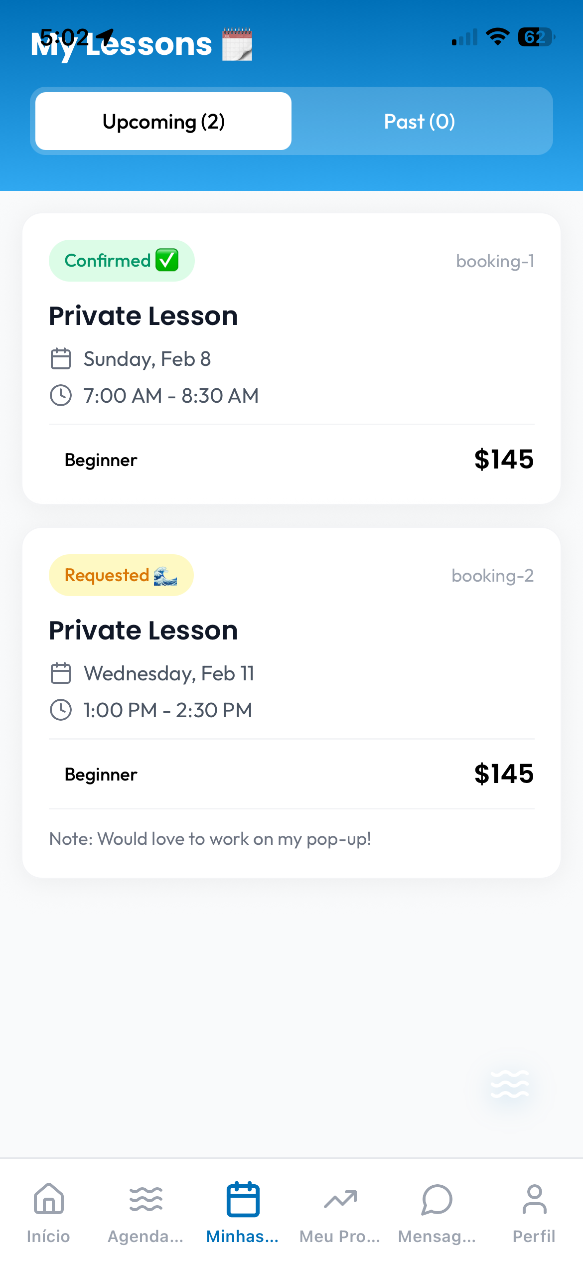 Surf School -Intelligent Surf School Operating System