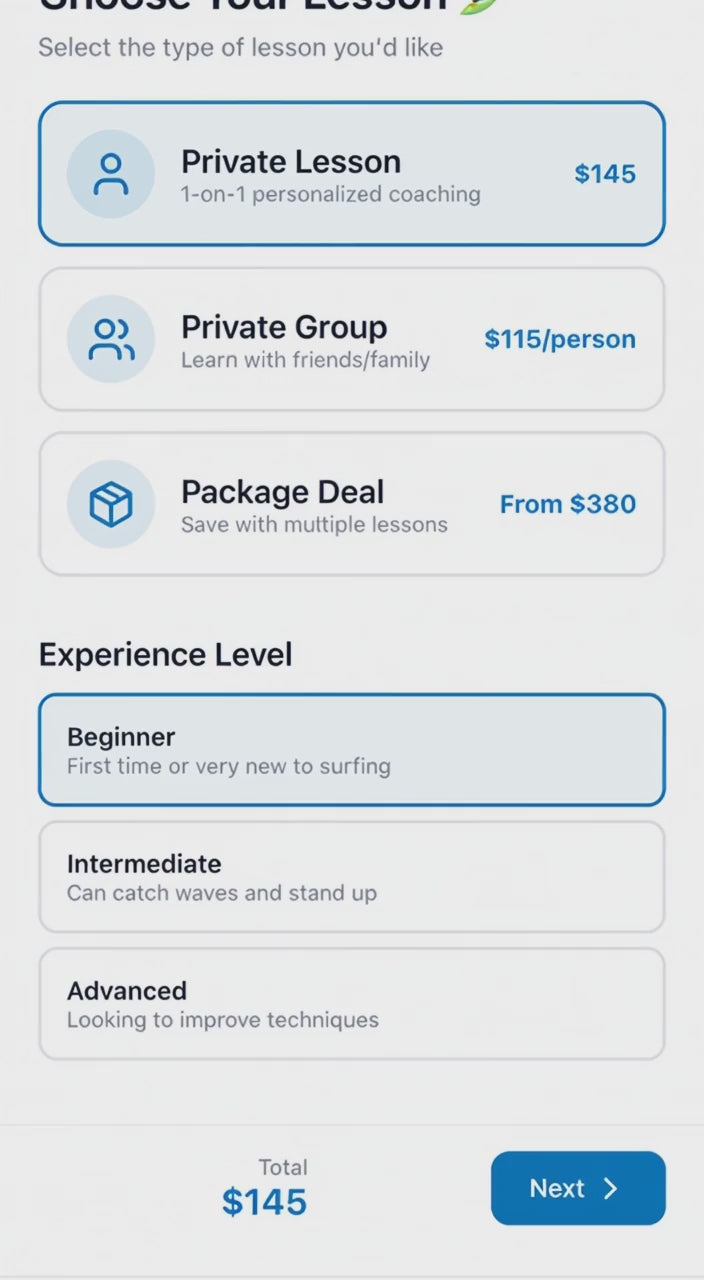 Surf School -Intelligent Surf School Operating System